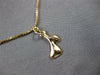 ESTATE EXTRA LONG 14KT YELLOW GOLD 3D MULTI CHARM CLASSIC ITALIAN BRACELET