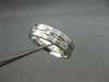 ESTATE WIDE .27CT DIAMOND 14K WHITE GOLD ETOILE ANNIVERSARY ETERNITY RING #15192