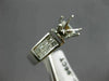 WIDE .96CT DIAMOND 14KT WHITE GOLD 3D PRINCESS SEMI MOUNT ENGAGEMENT RING #18891