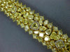 LARGE 52.92CT WHITE & FANCY YELLOW DIAMOND 18KT TWO TONE GOLD 3D TENNIS BRACELET