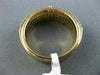 1.32CT WHITE & CHOCOLATE FANCY DIAMOND 14K ROSE & BLACK GOLD 3D CRISS CROSS RING