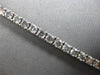 7.34CT SALT & PEPPER DIAMOND 14KT WHITE GOLD 3D ROUND ETERNITY TENNIS BRACELET
