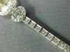 ANTIQUE CROTON .72CT OLD MINE DIAMOND 14KT WHITE GOLD 3D ART DECO WATCH #2208