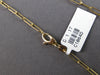 LARGE 1.17CT DIAMOND 14KT YELLOW GOLD CLASSIC OPEN OVAL MULTI ROW LOVE NECKLACE