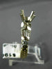 ESTATE .45CT DIAMOND 14KT 2 TONE GOLD FILIGREE SEMI MOUNT ENGAGEMENT RING #6016