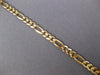 ESTATE CLASSIC 14KT YELLOW GOLD 3D CLASSIC 4MM FIGARO 7 INCH BRACELET #27404