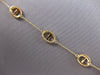 ESTATE .71CT DIAMOND 14KT YELLOW GOLD OVAL BY THE YARD LOVE KNOT TENNIS BRACELET