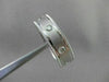 ESTATE WIDE .40CT DIAMOND 14K WHITE GOLD ETOILE ETERNITY SOLID MENS RING #19670
