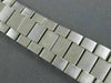 ESTATE LONG 8.0CT DIAMOND 18KT WHITE GOLD 3D ITALIAN DIAMOND MENS WATCH BAND