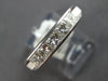 1.0CT DIAMOND 14KT WHITE GOLD CLASSIC PRINCESS CHANNEL WEDDING ANNIVERSARY RING