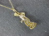 ESTATE 14KT YELLOW GOLD 3D SOCCER PLAYER CHARM PENDANT #25105