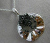 ESTATE LARGE 1.40CT DIAMOND 14KT WHITE GOLD 3D ETOILE HAMMER FLOATING PENDANT