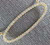 ESTATE LARGE .49CT DIAMOND 18KT YELLOW GOLD 3D OPEN SIDEWAYS OVAL FUN PENDANT