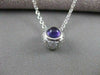 ESTATE 1.20CTW FLOATING DIAMOND AMETHYST 18K WHITE GOLD FILIGREE PENDANT #2490
