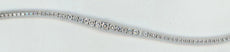 2.37CT DIAMOND 18KT WHITE GOLD ROUND CLASSIC GRADUATING ETERNITY TENNIS BRACELET
