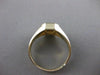 ESTATE ENGRAVED FREE MASON 14KT YELLOW GOLD FILIGREE MENS RING 11MM WIDE #21413