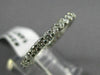 ESTATE 1.01CT DIAMOND 14KT WHITE GOLD SHARED PRONG ETERNITY WEDDING RING #25531