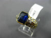 1.81CT DIAMOND & AAA SAPPHIRE 18KT YELLOW GOLD 3D ETOILE ENGAGEMENT RING #2021