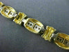 ESTATE WIDE .85CT ROUND DIAMOND 14KT TWO TONE GOLD 3D TENNIS BRACELET #12379