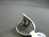 ESTATE LARGE 1.61CT DIAMOND & AAA RUBY PLATINUM MARQUISE & ROUND RING AMAZING!!