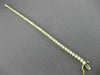 ESTATE 5.85CT ROUND DIAMOND 14KT YELLOW GOLD 3D 4 PRONG TENNIS BRACELET #16925