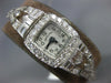 ANTIQUE HAMILTON 3.0CT DIAMOND PLATINUM 3D SQUARE MULTI SHAPE LADIES WATCH #2071