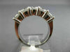 ESTATE WIDE 2.17CT DIAMOND 14KT WHITE GOLD SEMI ETERNITY WEDDING RING BAND #2800