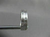 ESTATE WIDE 0.46CTW DIAMOND 14KT WHITE GOLD 2 ROW ETOLIE MENS RING UNIQUE #17315