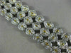 LARGE 20.24CT WHITE & FANCY YELLOW DIAMOND 18KT TWO TONE GOLD 3D TENNIS BRACELET