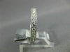 1.48CT DIAMOND 18KT WHITE GOLD ROUND FILIGREE MILGRAIN ETERNITY ANNIVERSARY RING