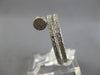 ESTATE .71CT DIAMOND 14KT WHITE GOLD 3D CLASSIC CRISS CROSS NAIL FUN RING