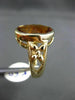 ESTATE 5.0CT AAA EXTRA FACET CITRINE 14KT YELLOW GOLD 3D SOLITAIRE FUN RING