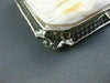 ANTIQUE LARGE .08CT DIAMOND 14K WHITE GOLD FILIGREE LADY CAMEO BROOCH PIN #22063