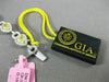 ESTATE GIA 7.11CT WHITE & FANCY YELLOW DIAMOND 18K TWO TONE GOLD TENNIS BRACELET