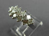 ESTATE 1.37CT PRINCESS DIAMOND 14KT WHITE GOLD COCKTAIL ANNIVERSARY RING #19314