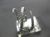 ESTATE LARGE .58CT DIAMOND 18KT WHITE GOLD CRISS CROSS WEDDING ANNIVERSARY RING
