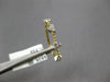 ESTATE .16CT DIAMOND 14KT YELLOW GOLD 3D TRIANGULAR CLASSIC BEADED FUN LOVE RING
