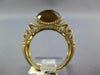 ESTATE 5.61CT DIAMOND & AAA SMOKEY TOPAZ 14KT YELLOW GOLD 3D DOME SHAPE FUN RING