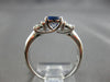 1.16CT DIAMOND & AAA SAPPHIRE 18KT WHITE GOLD ROUND LUCIDA ENGAGEMENT RING 28168