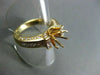 ESTATE 1.26CT BAGUETTE & PRINCESS DIAMOND 14K Y SEMI MOUNT ENGAGEMENT RING #1544