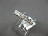 ESTATE 1.27CT DIAMOND 14K WHITE GOLD PRINCESS INVISIBLE WEDDING ANNIVERSARY RING