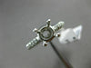 ESTATE .35CT DIAMOND PLATINUM 3D CLASSIC ROUND SEMI MOUNT ENGAGEMENT RING #2077