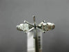 ESTATE .45CT DIAMOND 14KT WHITE GOLD 3D ROUND SEMI MOUNT ENGAGEMENT RING #8988