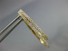 ESTATE .57CT DIAMOND 18KT YELLOW GOLD 2 ROW DOUBLE OVAL CLIP ON HANGING EARRINGS