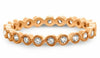 .47CT DIAMOND 14KT ROSE GOLD 3D ROUND INFINITY ETERNITY ANNIVERSARY LOVE RING