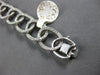 ESTATE WIDE 2.50CT DIAMOND 14KT WHITE GOLD ROUND OVAL LOVE KNOT TENNIS BRACELET