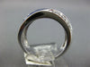 WIDE 2.72CT DIAMOND & AAA RAINBOW SAPPHIRE 14K WHITE GOLD CRISS CROSS LOVE RING