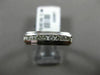 ESTATE .30CT DIAMOND 14KT WHITE GOLD 3D 8 STONE CHANNEL WEDDING ANNIVERSARY RING