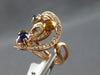 EXTRA LARGE 2.64CT DIAMOND & AAA MULTI GEM 14K ROSE GOLD MULTI CIRCULAR FUN RING