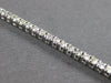 ESTATE 2.23CT DIAMOND 14KT WHITE GOLD 3D 2MM CLASSIC TENNIS BRACELET